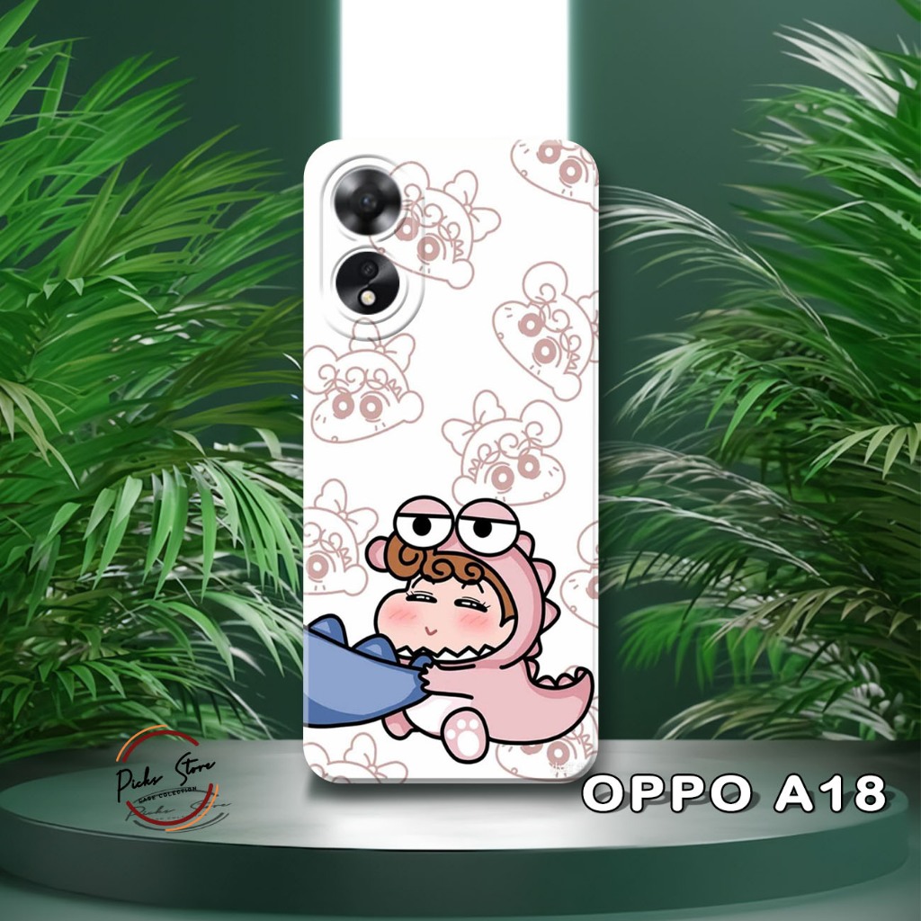 Casing Hp OPPO A18 - [Fashion Case Dino Couple] - Case Hp OPPO A18  - PICKS STORE - Softcase - Kesin