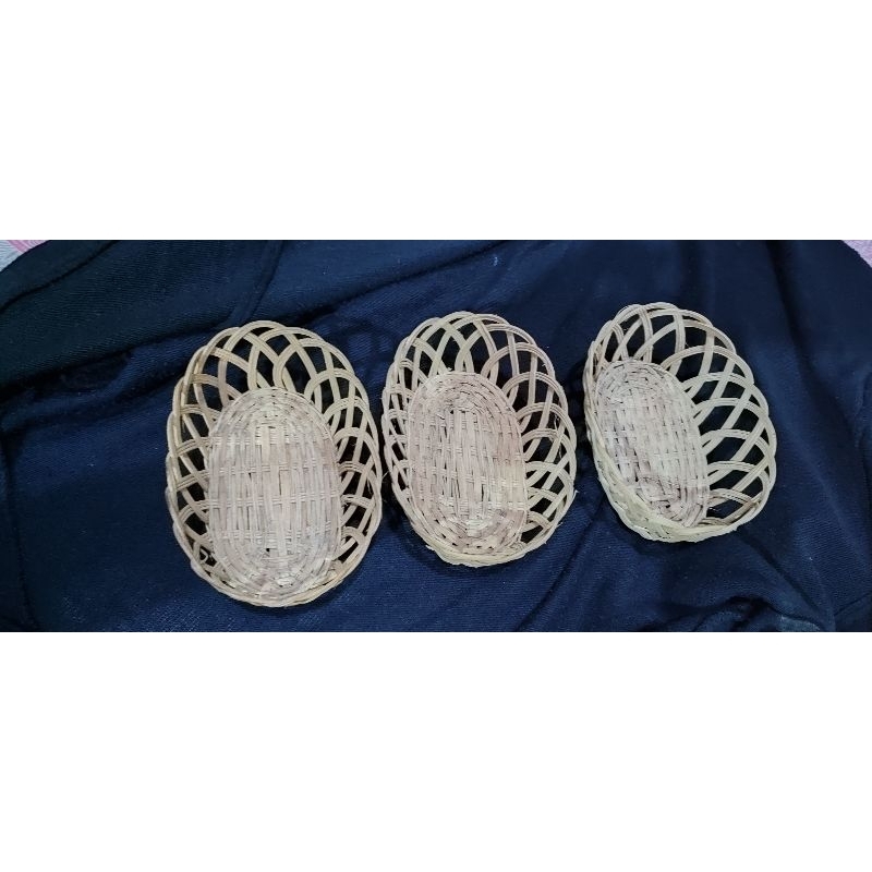 keranjang lonjong 13x10x6, kereng rotan, keranjang rotan kecil, keranjang buah mini, keranjang imut