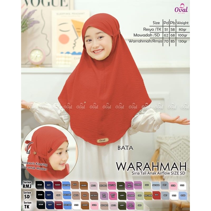 Hijab Jilbab Kerudung Khimar Cringkle Bergo Tali Anak Tk Sd Smp Remaja Tanggung Usia 4 5 6 7 8 9 10 