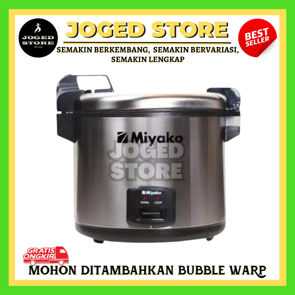 MIYAKO MAGIC JAR MJG-201 20 LITER | PENGHANGAT NASI KAPASITAS BESAR 20 LITER | MAGIC JAR MIYAKO | PE