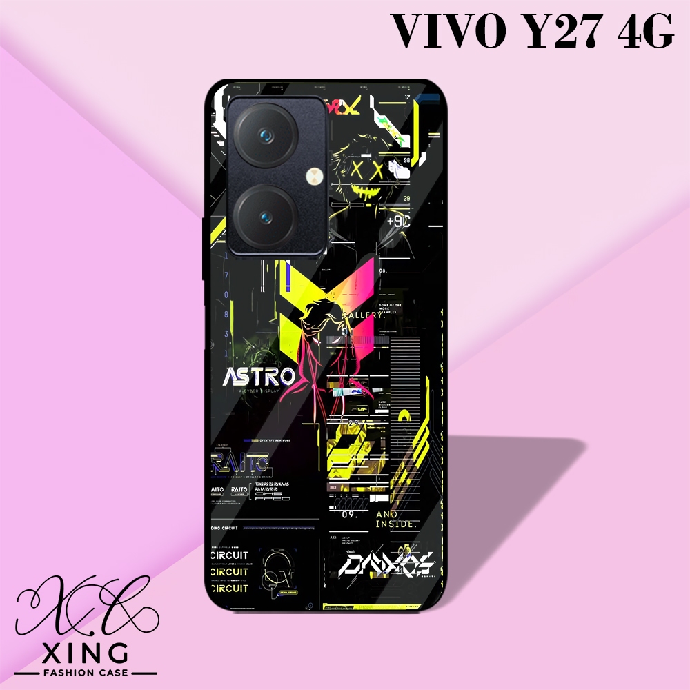 |EZ09|XING CASE VIVO Y27 4G KILAU EFEK KACA | CASE HP CUSTOM SOFTCASE | CASING HP KUALITAS REALPICT 