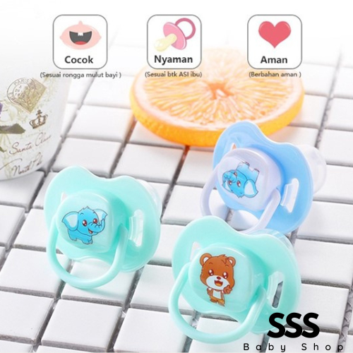 Empeng bayi/Dot Bayi/Empeng bayi gepeng/Empeng dot bayi/Empeng bayi biasa