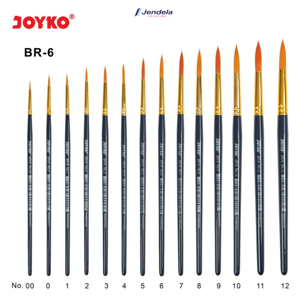 

Brush Kuas Cat Air / Kuas Lukis Joyko BR-6 / Kuas Joyko - ATK