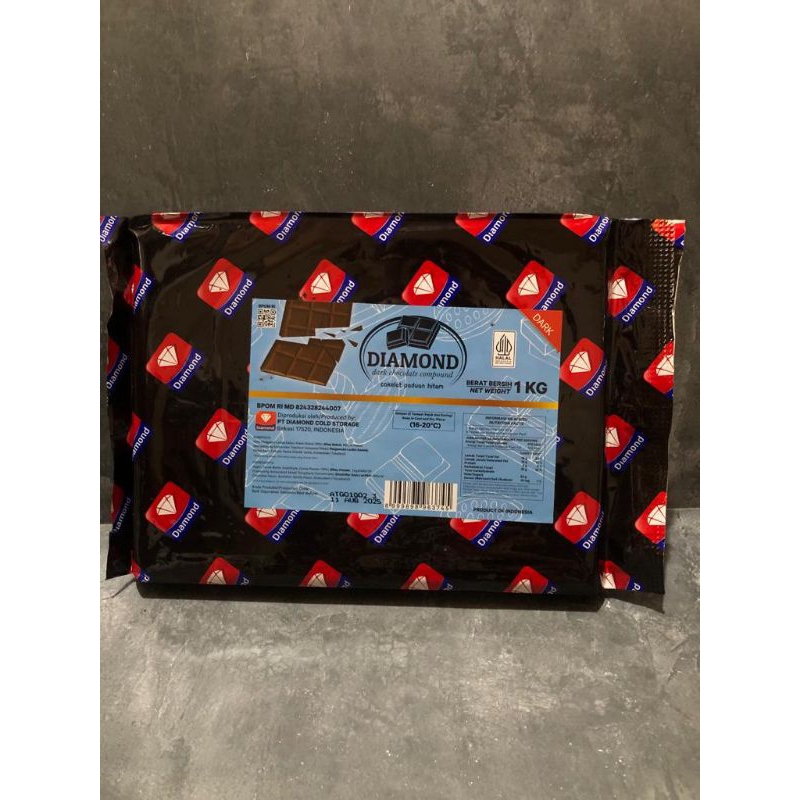 

coklat diamond dark compound 1kg