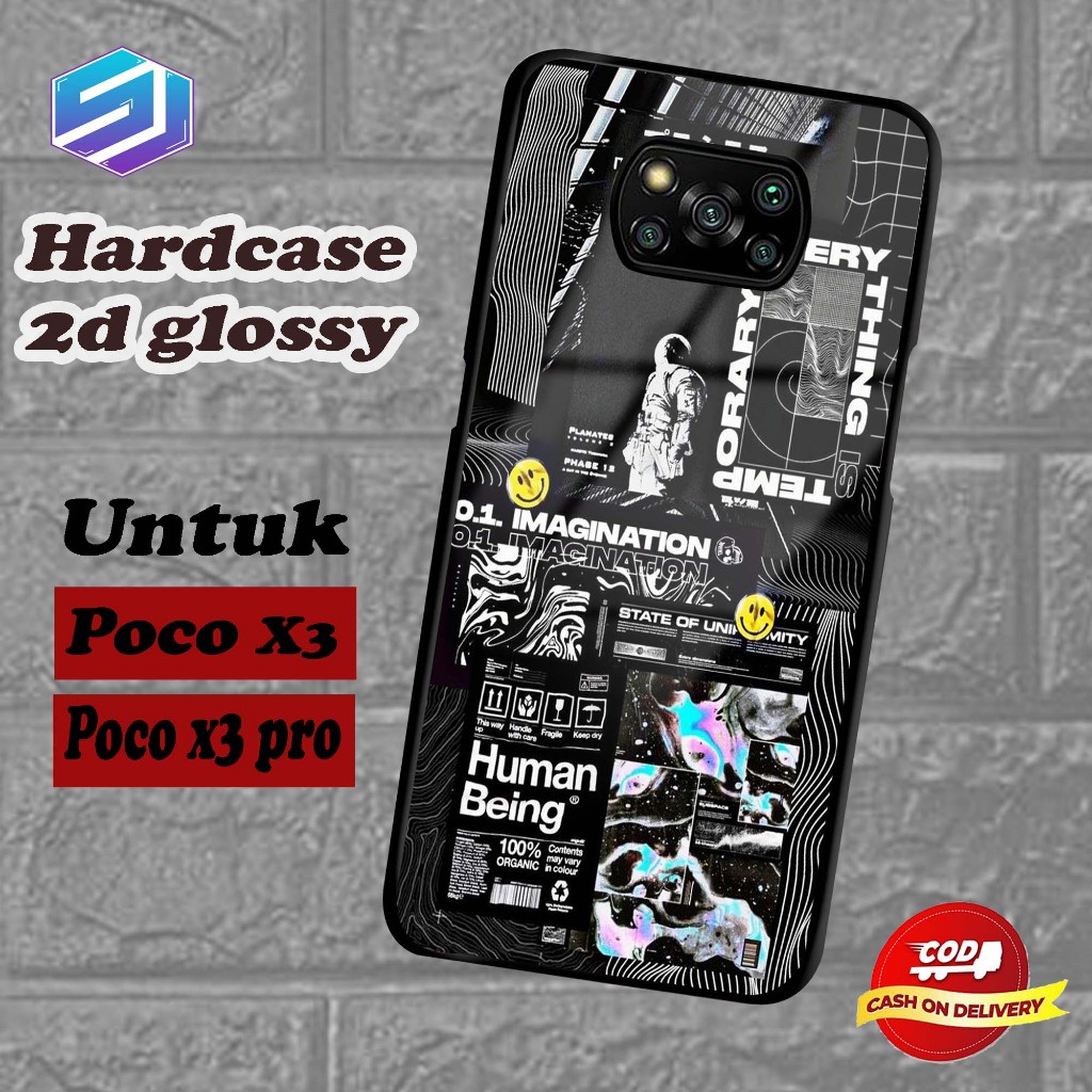 Case Xiaomi Poco M3 Note 12 Pro Note 12 Poco F5 Poco F5 Pro terbaru - Hardcase 2D Glossy - Kesing Hp