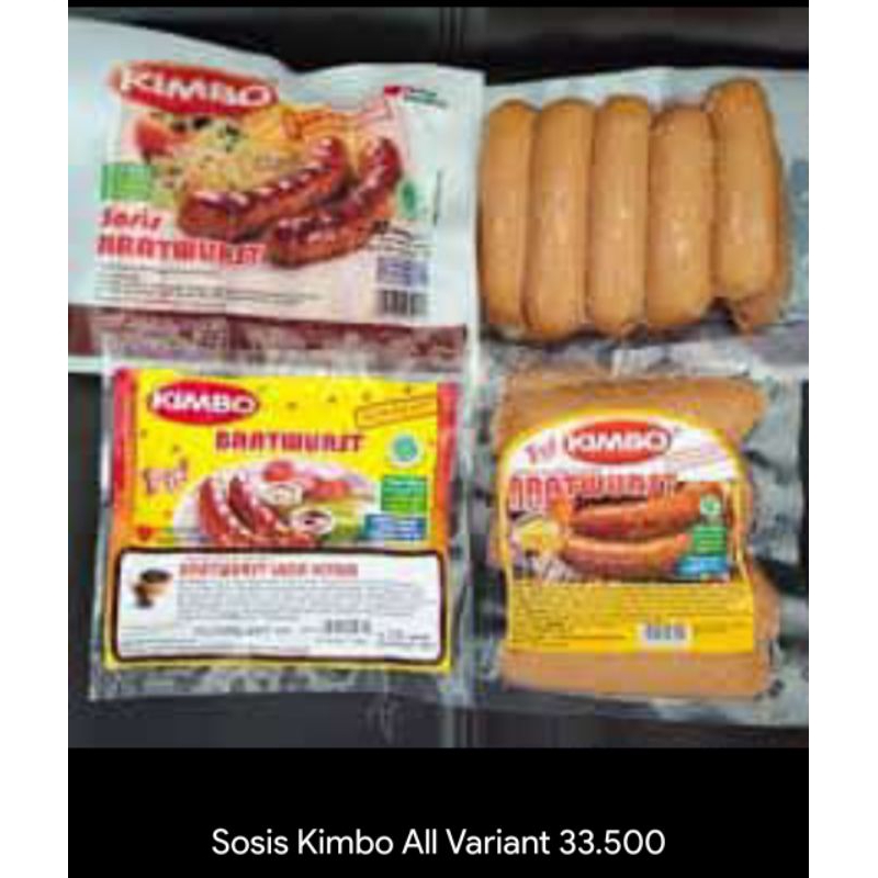 

Sosis Kimbo All Variant