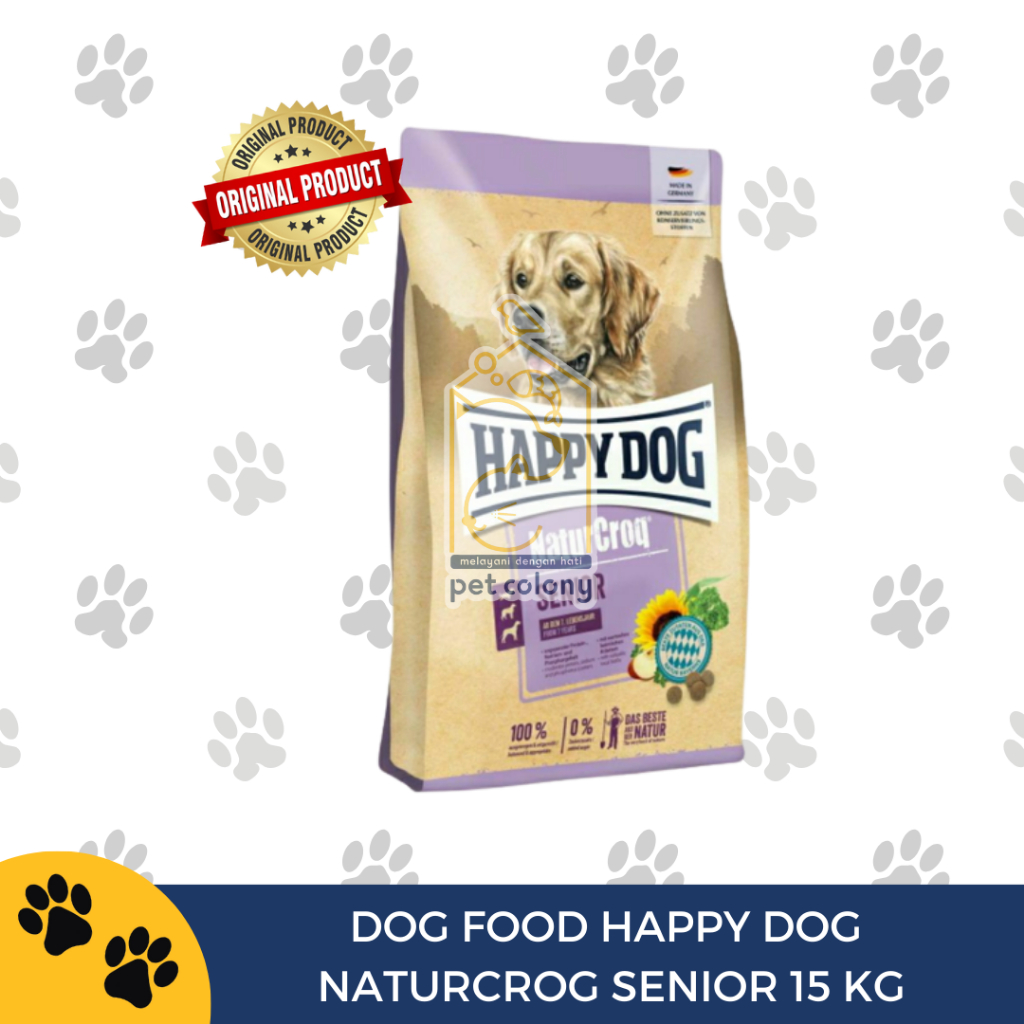 DOG FOOD HAPPY DOG NATURCROQ SENIOR 15KG