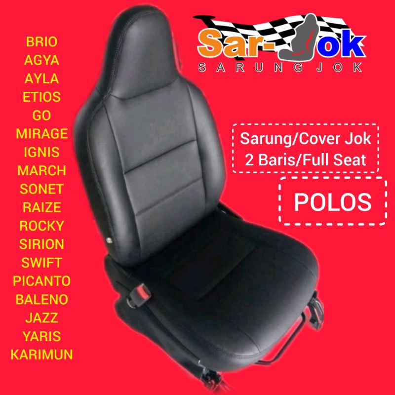 SARUNG JOK MOBIL AGYA AYLA POLOS/COVER JOK MOBIL AGYA AYLA POLOS