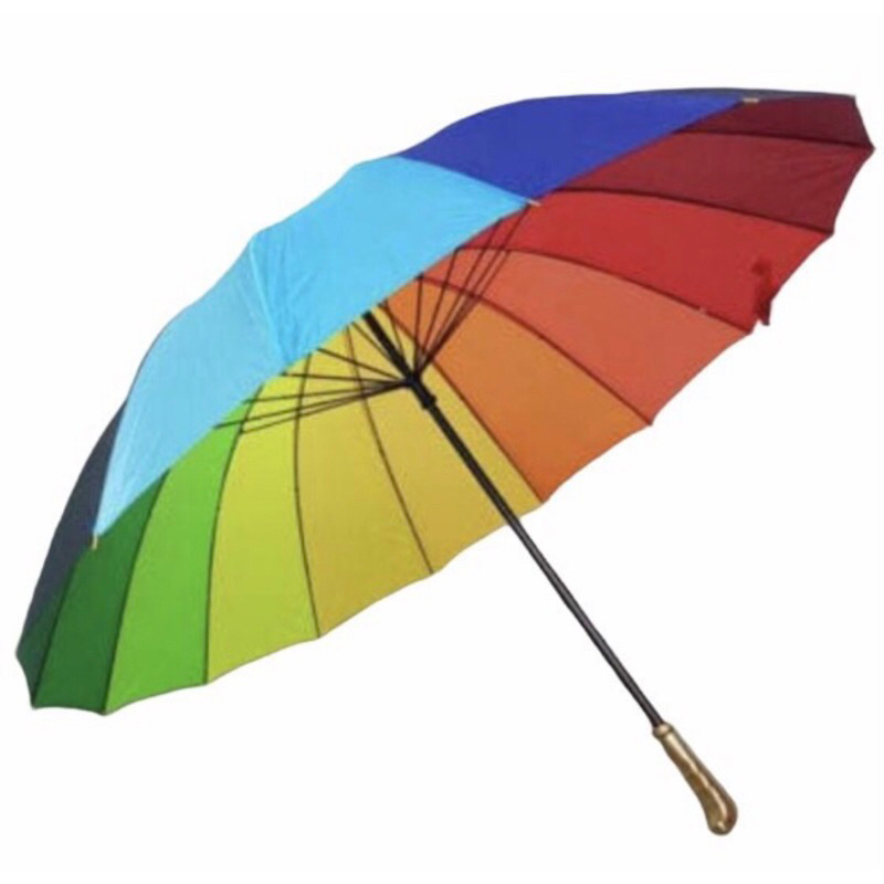 Payung Golf Payung Pelangi 16 Jari Jumbo
