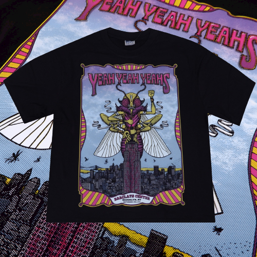 T-SHIRT YEAH YEAH YEAHS INDIE BROOKLYN NY ROCK BAND MUSIK BIG OVERSIZE