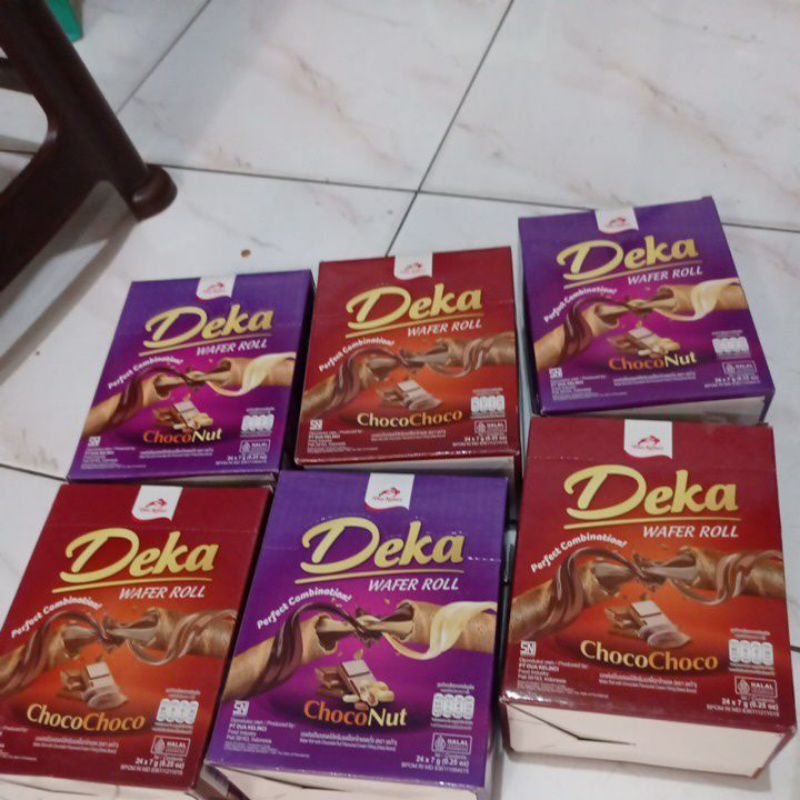 

Deka Wafer Roll_isi 24pc @7gram_Dua Kelinci