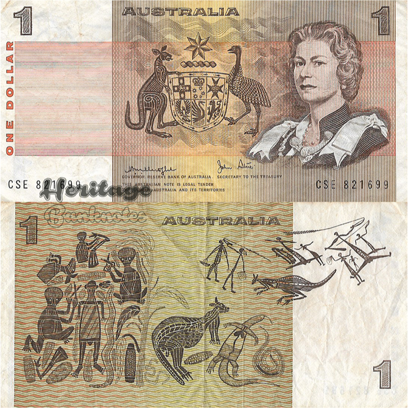 Mata Uang Australia 1 Dollar 1974-1983