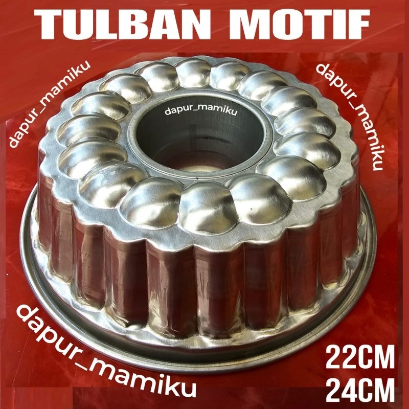 Loyang Sultan / Loyang Bolu Marmer Cake / Loyang Tulban Motif Cetakan Bolu Loyang Marble Marmer Cake