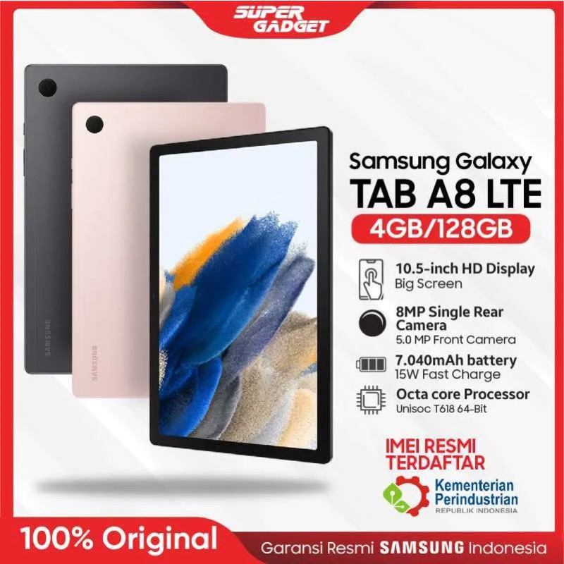 ORIGINAL Samsung Galaxy Tab A8  Wifi LTE 128 MURAH