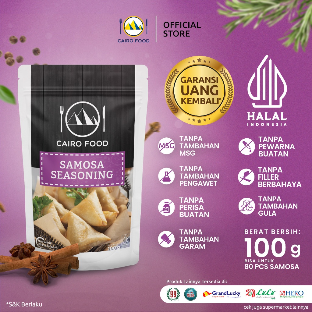 

Bumbu Samosa Cairo Food - 100 Gram