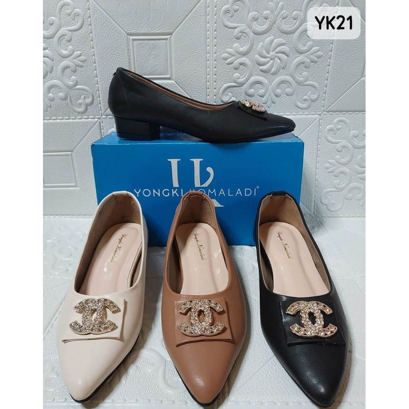 PANTOFEL YONGKI KOMALADI HEELS WANITA PANTOFEL KERJA WANITA