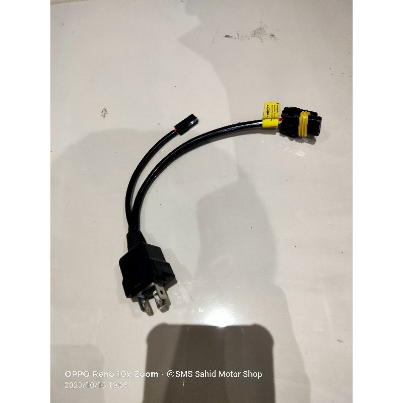 kabel socket adapter h4 ke h11 hb3 12v 24v untuk proji hid biled tidak perlu relay kabelset bisa hil