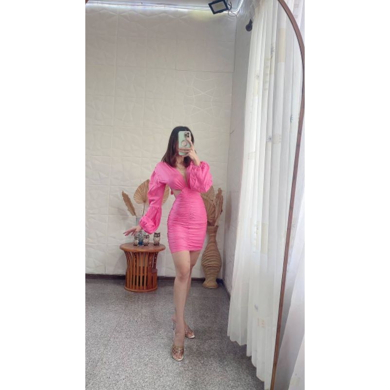 Fla mini dress / black mini dress/ pink mini dress/ tosca mini dress/mini dress polos/mini dress can