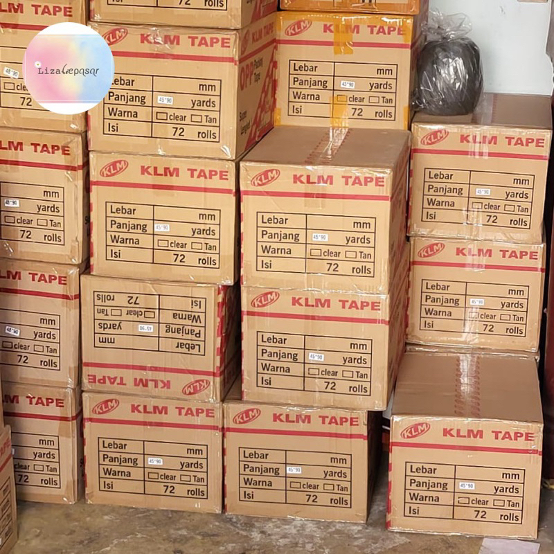 

lakban Bening KLM 45mm x 90 yard