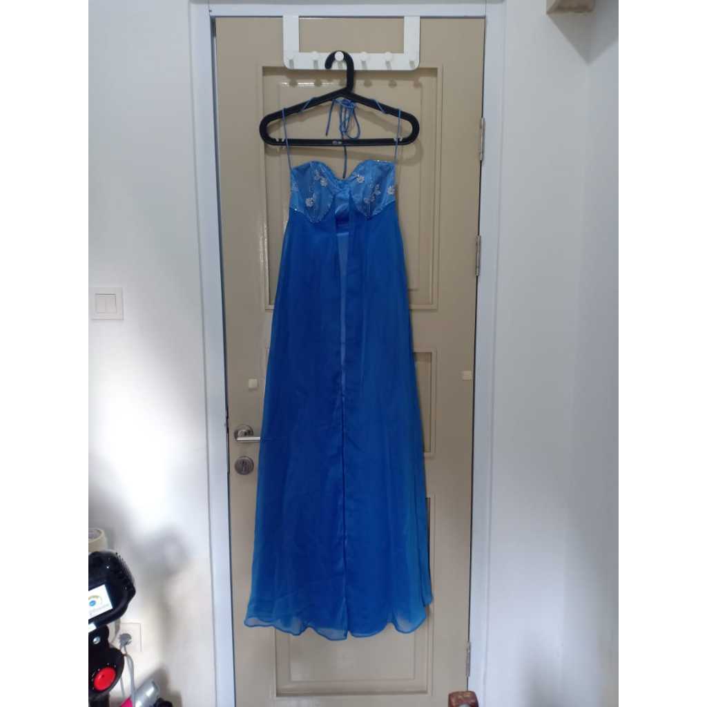 Dress Pesta Bridesmaid Biru Fairy Tale Cinderella