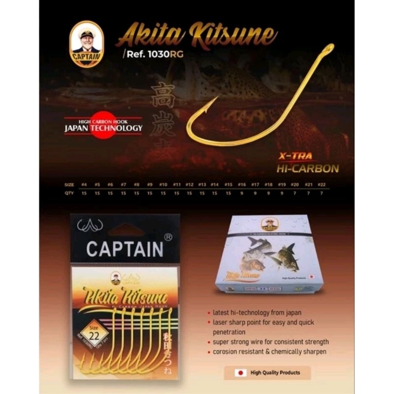 Kail Pancing Capten Akita Kitsune 1030RG