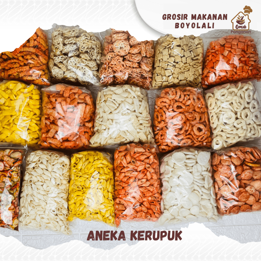 

Snack Kiloan Serba Kerupuk 500 Gram