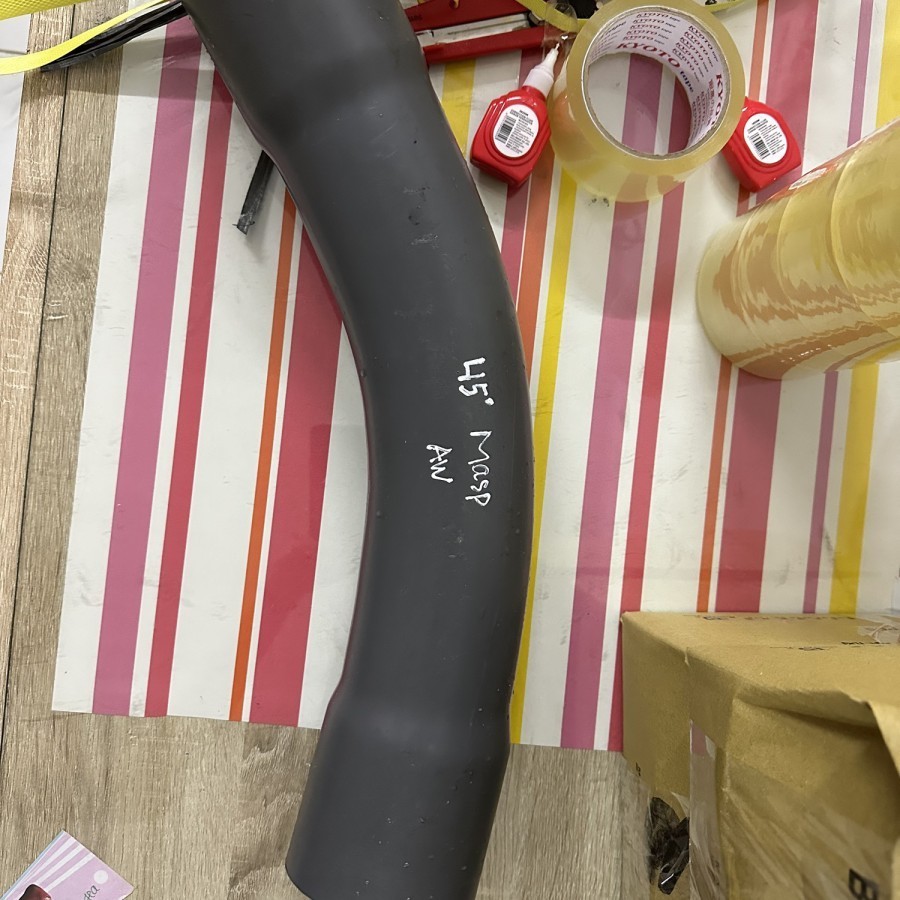 MASPION long elbow 11/4" AW 45 derajat - Keni Panjang 11/4" AW Bok Panjang 11/4" AW Long Elbow 11/4"