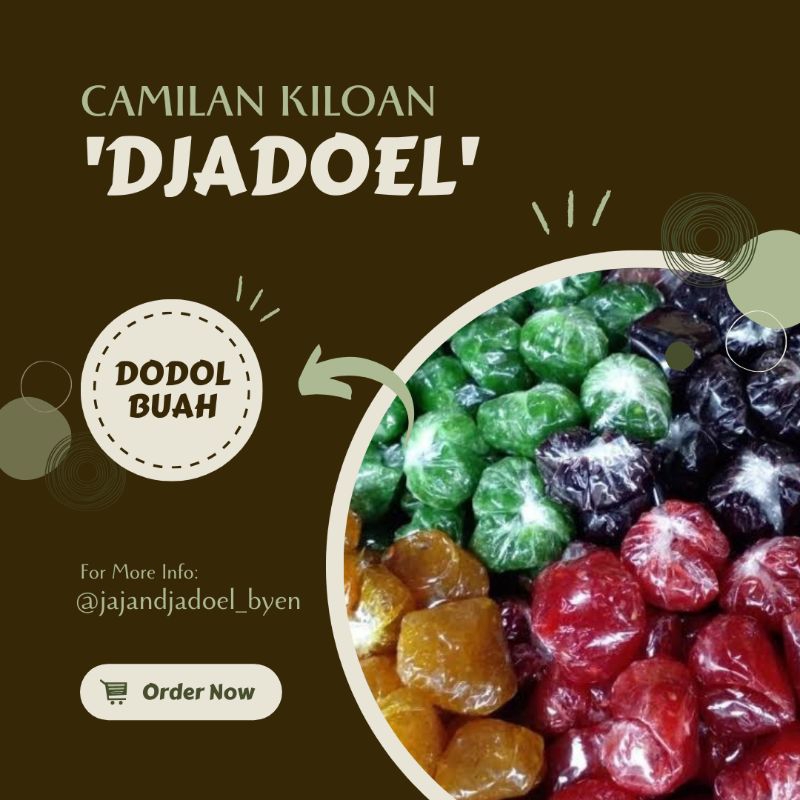 

DODOL RASA BUAH Khas Garut | Dodol enak aseli