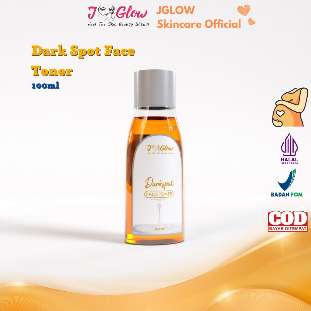 Jglow Toner Dark Spot Untuk Perawatan Wajah Kusam Flek Dan Noda Hitam