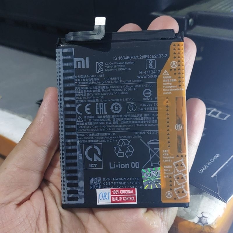 POCO X3 NFC BB57 BATERAI ORI BATTERY BATRE POCO X3 PRO