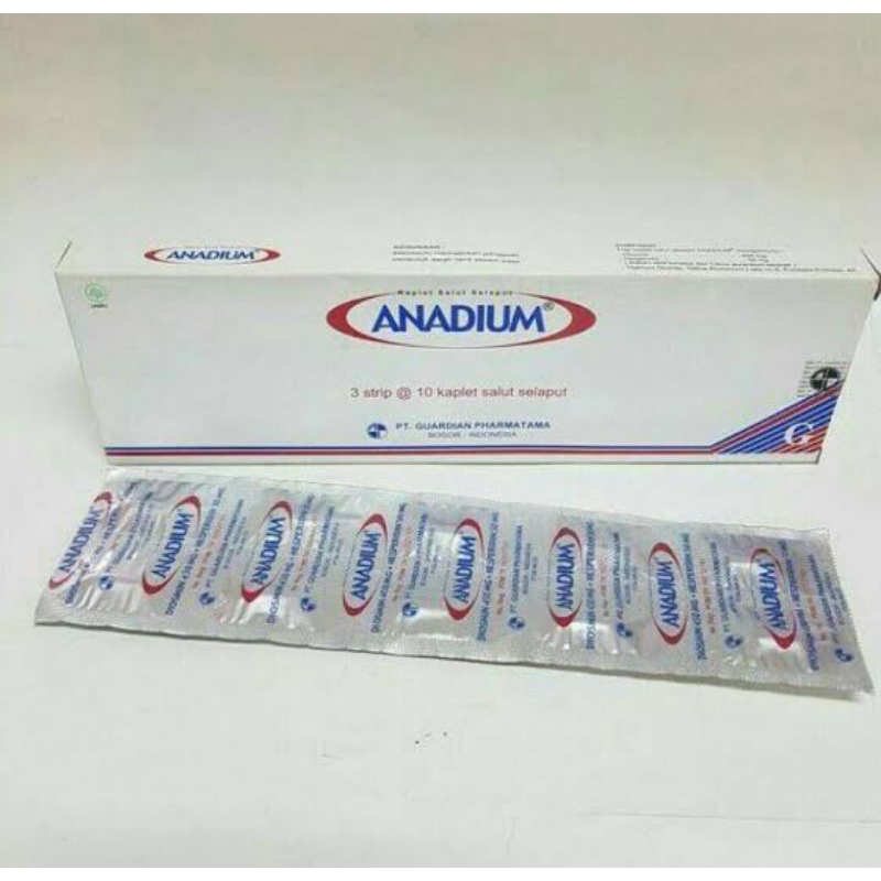 ANADIUM OBAT WASIR @10 KAPLET