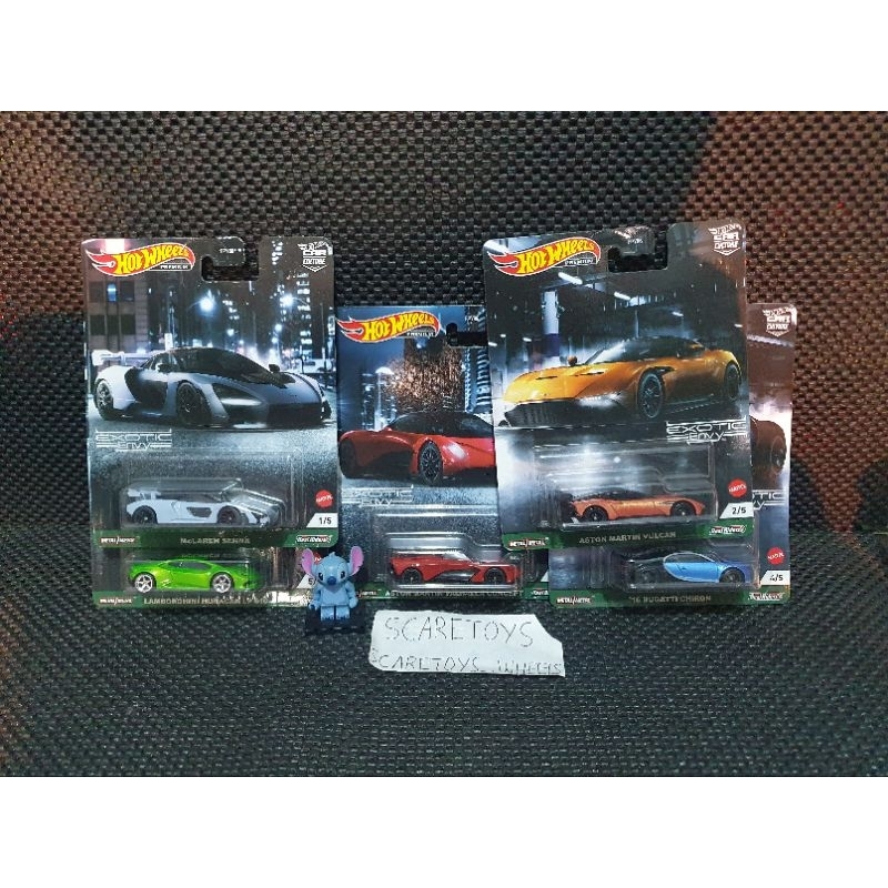 Hot wheels Exotic Envy premium Set