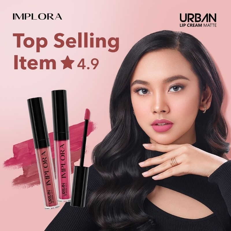 Implora Urban Lipcream Matte Lip Velvet (Lipcream Lipstik)