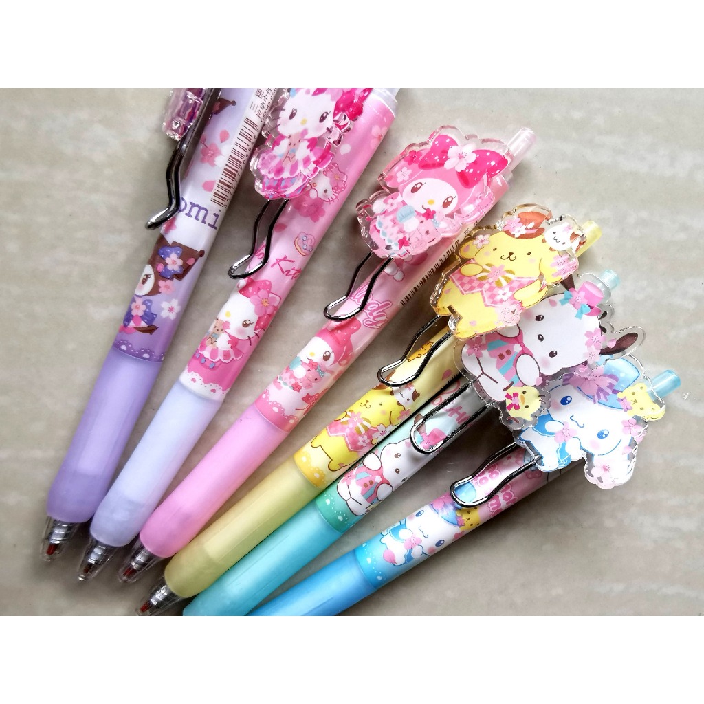 

PULPEN GEL SANRIO FLOWER SERIES 8146 MODEL MIKA TINTA HITAM KARAKTER CINNAMOROL 0.5MM TINTA HITAM ALAT TULIS SEKOLAH PERLENGKAPAN SEKOLAH ALAT TULIS KANTOR PULPEN ANAK SD KUROMI MELODY POMPOMPURIN HELLOKITTY MELODY CINAMOROL STATIONARY STATIONERY vincess