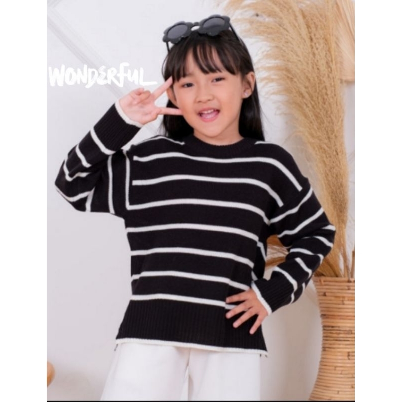 Haruka knit kids/Sweater rajut anak tebal/Haruka kids style
