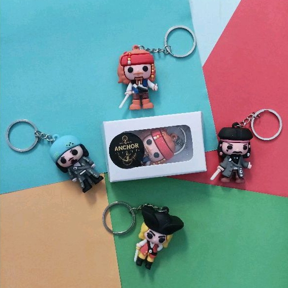 Gantungan Kunci PIRATES OF CARRIBEAN Premium Gantungan Kunci Mobil Bajak Laut Aksesoris Bajak Laut P