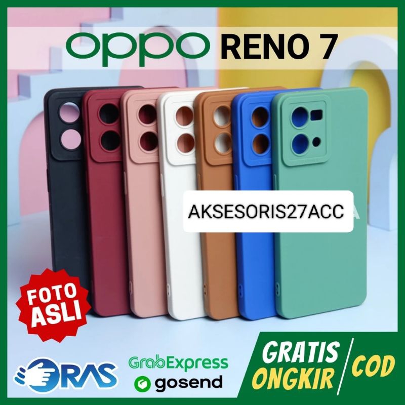 Silikon Softcase RENO 7-4G /RENO 7Z  5G /RENO 7 5G Macaron Pro Camera