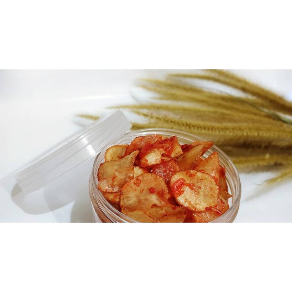 

keripik singkong pedas manis jajanan jadul snack kiloan oleh oleh khas daerah