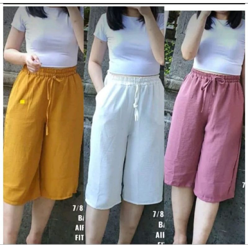 KULOT PENDEK CRINKLE