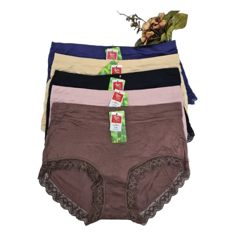 ELENA [ 3pcs ] Celana Dalam Wanita ELENA 9009 JUMBO | Cd Extra Size