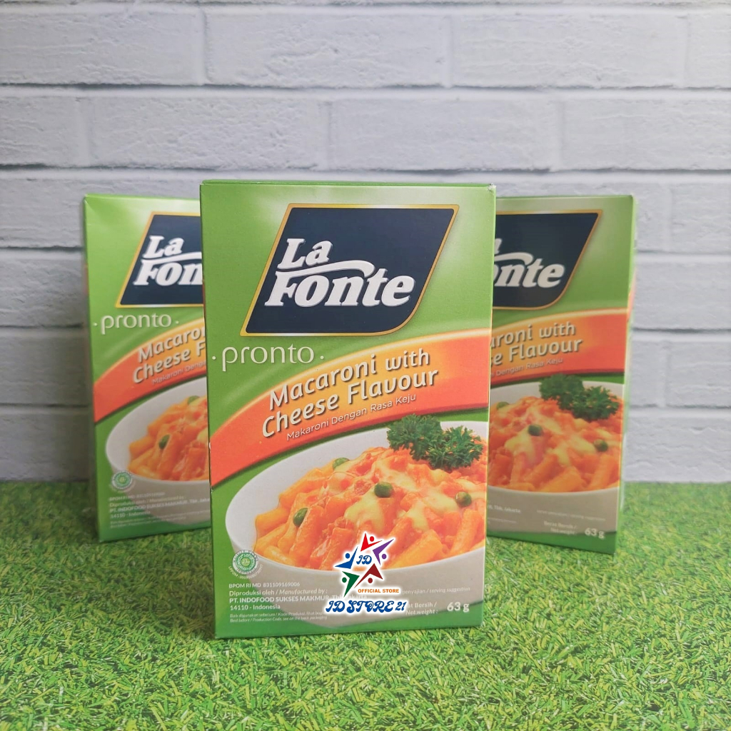 

La Fonte Pronto Macaroni With Cheese Makaroni Keju 63gr lafonte