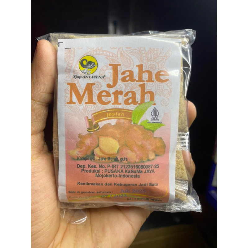 

JAHE MERAH serbuk minuman instan