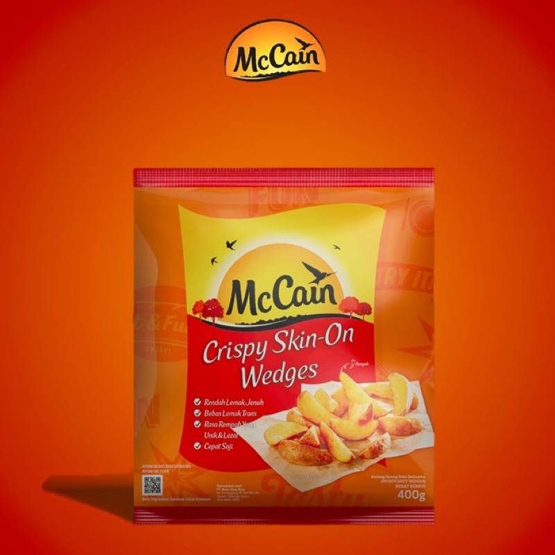 

Mc Cain Crispy Skin On Wedges 400 Gram
