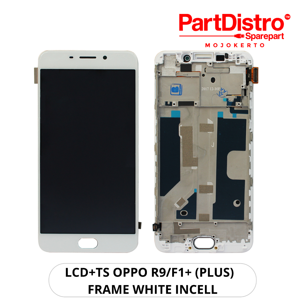 LCD+TS OPPO R9/F1 PLUS+FRAME WHITE MOSHI