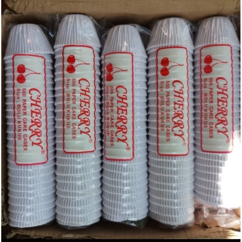 CAKE CASE CHERRY BOLU KUKUS WHITE