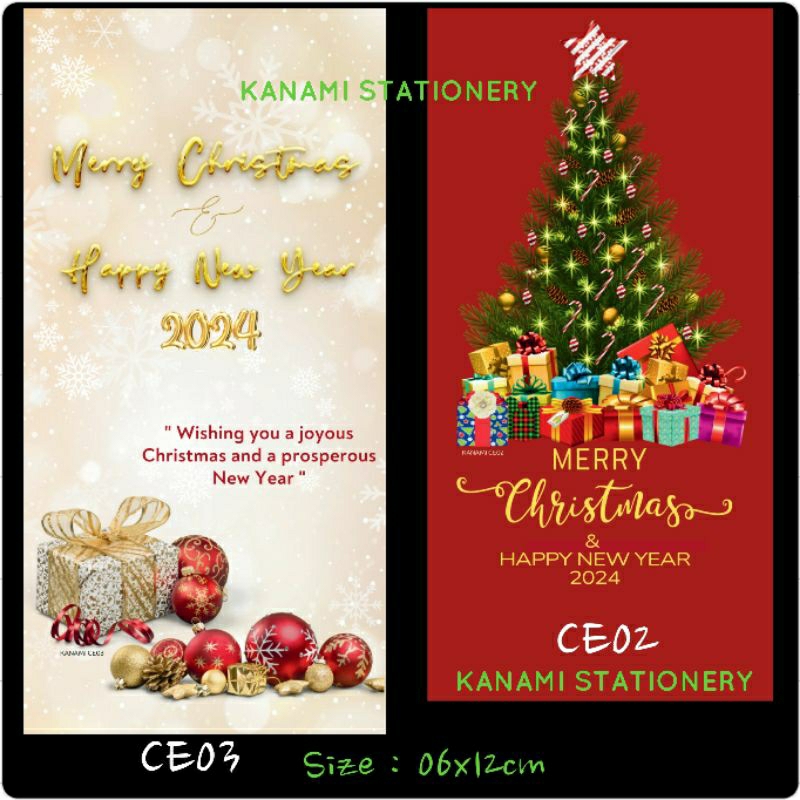 

Stiker Tempel Kado Natal Tahun Baru Hampers Sticker Christmas New Year.