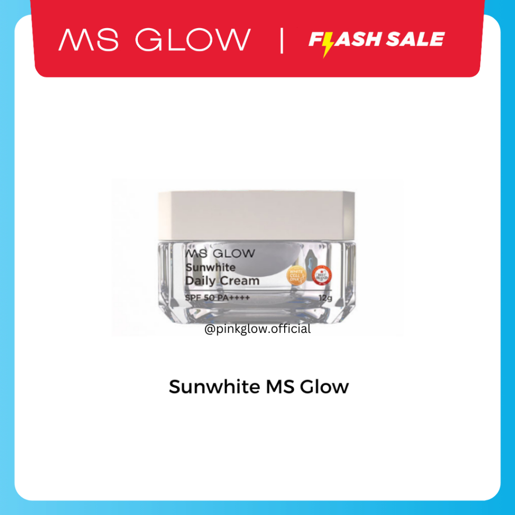 SUNWHITE SPF 50 PA++++ MS GLOW TERBARU