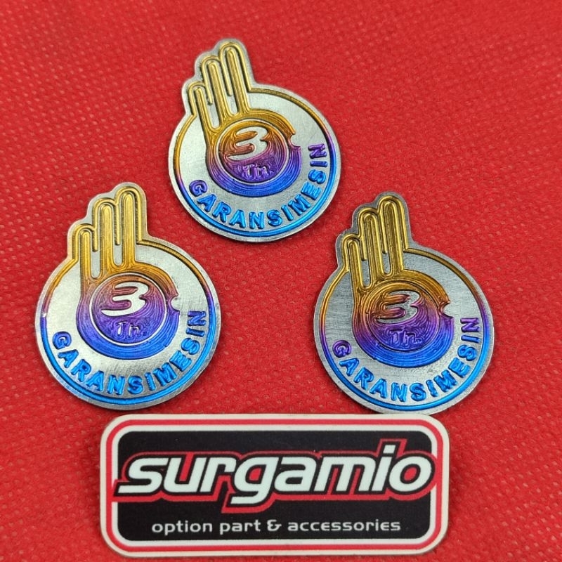 Emblem yamaha garansi titanium emblem titanium Vietnam