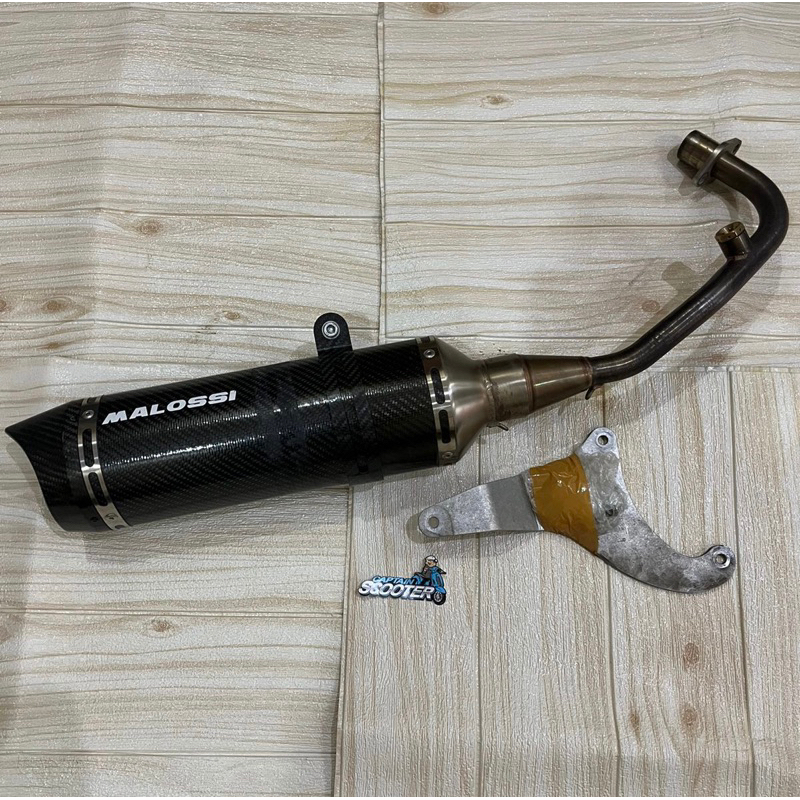 Exhaust Knalpot Malossi Cobra Full System Vespa Sprint Primavera LX S Second