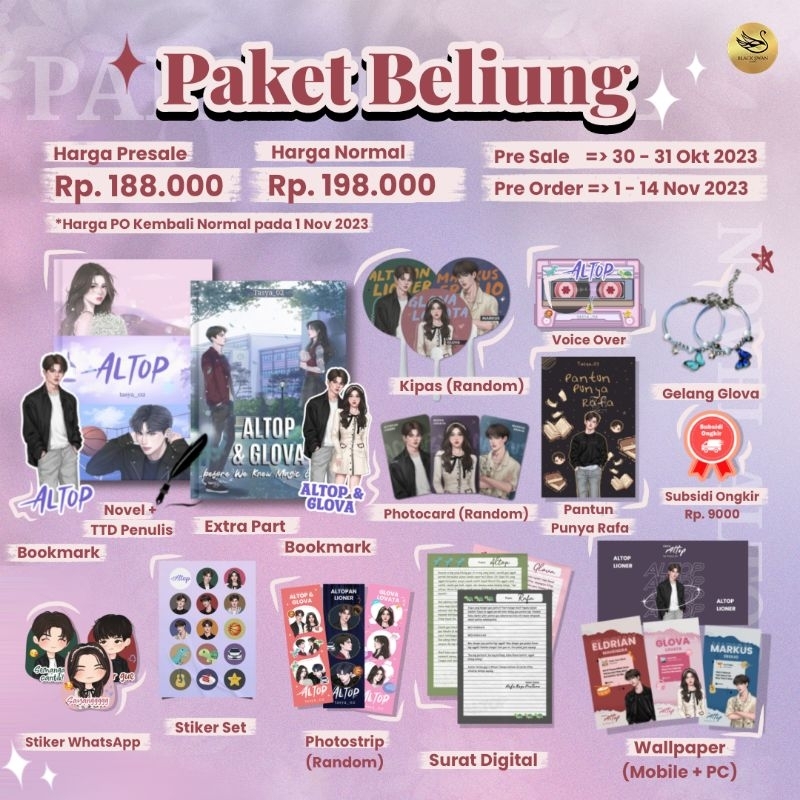 [PRE ORDER] NOVEL ALTOP BY TASYA